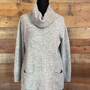 COWL NECK Calvin Klein Light Gray Sweater